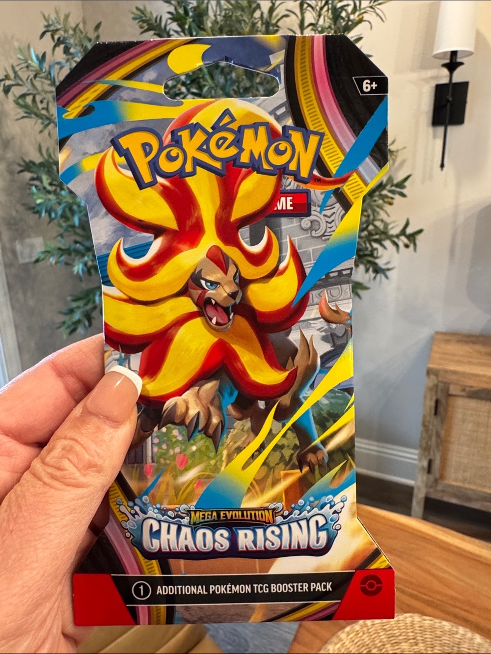Pokémon Mega Evolution Chaos Rising Booster Pack